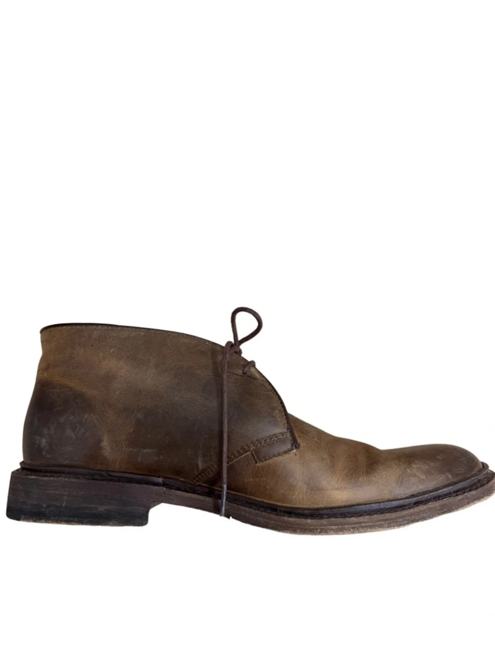 FRYE Bowery Lace Up Chukka Boot Brown Size 9.5
